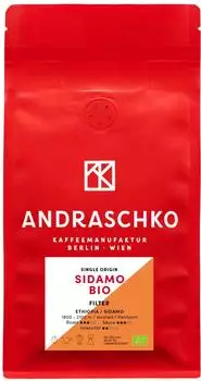 Andraschko Bio Ethiopia Sidamo ganze Bohne 250g