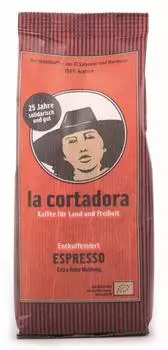El Puente Cortadora Bio-Espresso gemahlen 200g entkoffeiniert