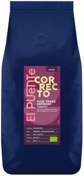 El Puente Kaffee Correcto Bio-Espressobohnen 1kg