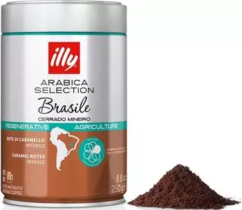 illy Espresso Brasilien Cerrado Mineiro gemahlen 250g