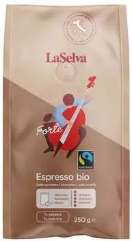 LaSelva Forte Espresso Fairtrade Bio gemahlen 250g