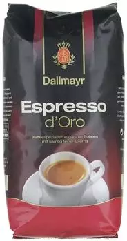 Dallmayr Espresso d'Oro Bohnen (1 kg) – Perfekt für Espressomaschinen und Kaffeevollautomaten