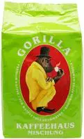 Gorilla Kaffee Kaffeehaus-Mischung, ganze Bohnen, Arabica & Robusta, 1 kg