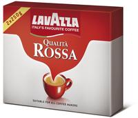 LAVAZZA Qualita Rossa Kaffee, gemahlen, Arabica- und Robustabohnen