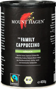 Mount Hagen Family Cappuccino löslich Dose Bio (400g)