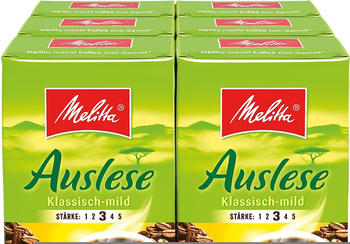 Melitta Café Auslese Klassisch-mild gemahlen (6x500g)