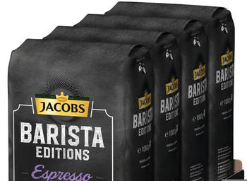 Jacobs Barista Editions Espresso ganze Bohne (4x1kg)