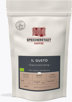 Speicherstadt Kaffeerösterei Espresso Bio Il Gusto - ganze Bohne (250g)