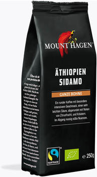 Mount Hagen Bio Röstkaffee Äthiopien Sidamo ganze Bohne (250g)
