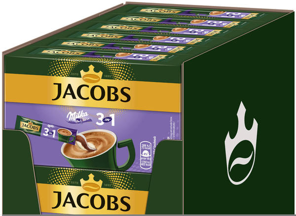 Jacobs 3in1 Milka löslicher Kaffee (12x10 Stk.)