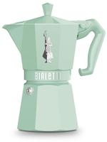 Bialetti Moka Exclusive 6TZ Gr&uuml;n - Espressokocher f&uuml;r 6 Tassen aus Aluminium