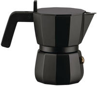 Alessi DC06/1B, ALESSI Espressomaschine Moka 1 Tasse Schwarz schwarz