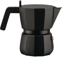 Alessi DC06-3B, Alessi Moka Espressokocher Tassen (3 Tassen) (DC06-3B) Schwarz