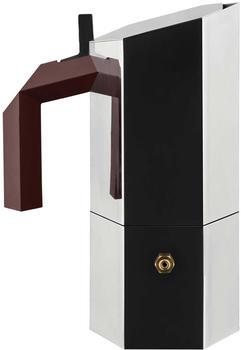 Alessi Menhir Espressokocher 6 Tassen edelstahl SILBER