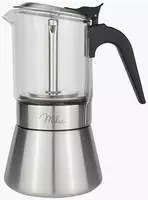 Milu Espressokocher silber, 4 Tassen (5085)