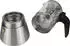 Milu Edelstahl Glas Induktion Espressokocher-Set 5-tlg 4 Tassen