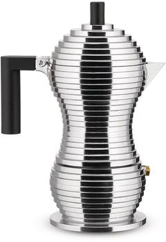Alessi Espressokocher Pulcina Induktion Schwarz für 3 Tassen