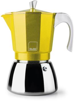 ibili Elba Peach Espresso Coffee Maker 9 Cups Yellow One Size / EU Plug
