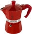 Bialetti Moka Express 3 Tassen Winter Wonderland Espressokocher Rot