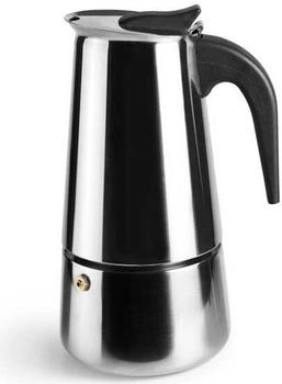 ibili Express-Kaffeekocher Moka 6 Tassen 280 ml Edelstahl für Induktionsherde geeignet