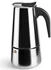 Express-Kaffeekocher Moka 10 Tassen 460 ml Edelstahl für Induktionsherde geeignet