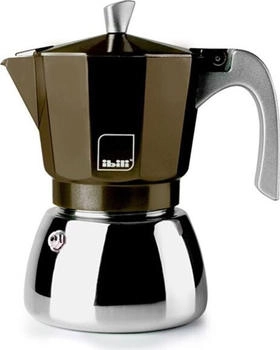 ibili Elba Coffee Espressomaschine 6 Tassen 300 ml Aluminiumguss Edelstahlboden induktionsgeeignet