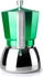 ibili Elba Green Espressomaschine 6 Tassen 300 ml Aluminiumguss Edelstahlboden induktionsgeeignet
