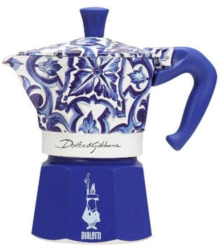 Bialetti Moka Express 3 Color wei&szlig;blau 5345