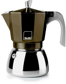 ibili Elba Coffee Espressomaschine 3 Tassen 150 ml Aluminiumguss Edelstahlboden induktionsgeeignet