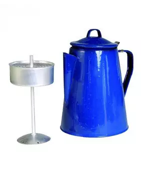 Mil Tec Emaillekanne mit Percolator 8 Tassen