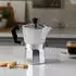 Casativo Klassischer Espressokocher aus Aluminium 150 ml für 3 Tassen