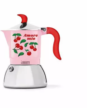 Bialetti Mercato Della Frutta Espressokocher Fiammeta 2 Tassen Cherry