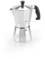 Gefu Espressokocher Lucino, Espresso-kanne F&uuml;r 3 Tassen, Aluminium / Kunststoff,