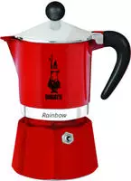 Bialetti 0004963, Bialetti RAINBOW 6TZ rot Espressokocher Rot