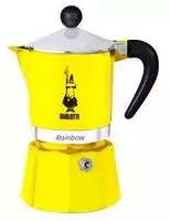 BIALETTI Rainbow Espressokocher gelb, 1 Tasse