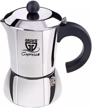 Gr&auml;we Espressokocher Edelstahl 6 Tassen