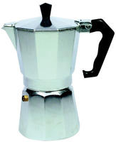 Monix M620006 Manuelle Kaffeemaschine Moka Kanne Aluminium