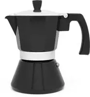 Leopold Vienna LV113008, Leopold Vienna schwarzer Edelstahl Espressokocher Induktion