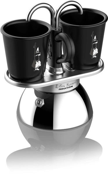 Bialetti Mini Induction Espressokocher black für 2 Tassen