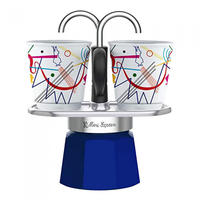 Espressokocher Mini Express blau