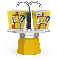 BIALETTI Espressokocher "Mini Express Lichtenstein" 0,09 l Kaffeekanne (1