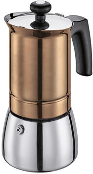 Cilio Espressokocher Kaffeebereiter Induktionsgeeignet kupfer 4T cilio TOSCA 341423