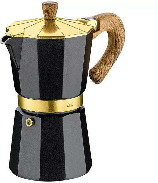 Cilio Espressokocher Kaffeebereiter Mokkakocher 6T cilio CLASSICO ORO 321432