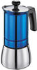 cilio TOSCA Espressokocher - blau - Ø 9 cm - Höhe 18 cm 341447