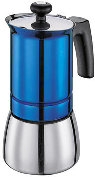 Cilio Espressokocher Kaffeebereiter Induktionsgeeignet blau 4T cilio TOSCA 341447