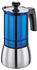 Cilio Espressokocher Kaffeebereiter Induktionsgeeignet blau 4T cilio TOSCA 341447