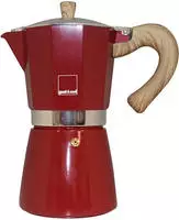 gnali & zani Espressokocher "Venezia" Aluminium mit Softtouch-Griff in...