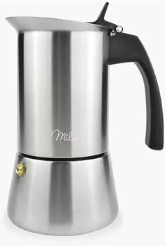 Milu Set 6 Tassen - Espressokocher - edelstahl