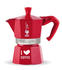 Bialetti Moka Express I love coffee red 3 cups