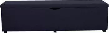 Home Affaire Hockerbank Standard Breite 120cm oder 160cm auch als Garderobenbank oder Bettbank dunkelblau 160 cm x 42 cm x 40 cm